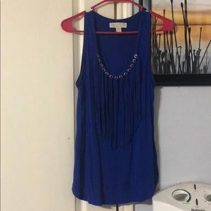 Michael kors fringe tank